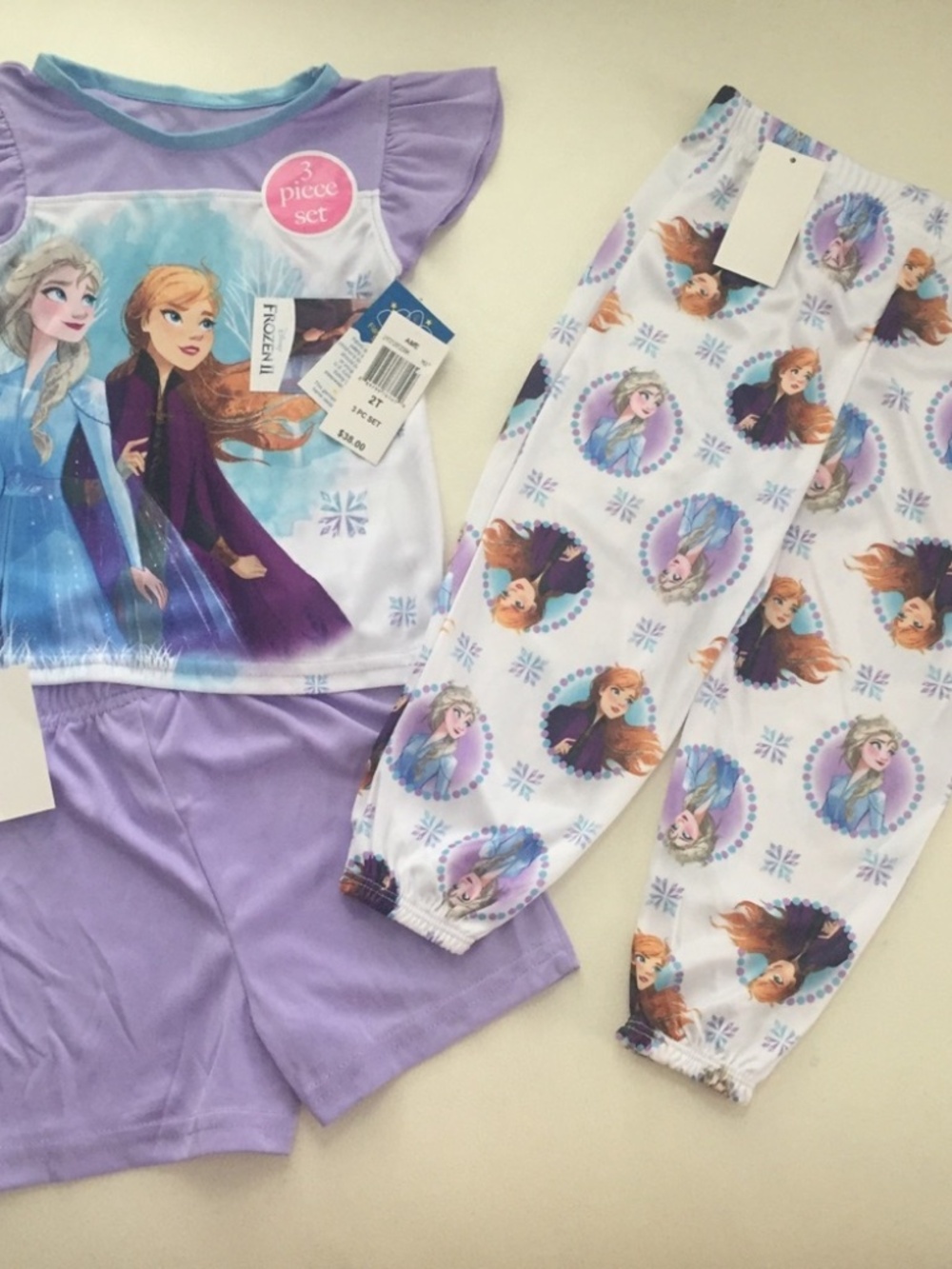 Disney Frozen Elsa Anna Cute Pajama Set 0043